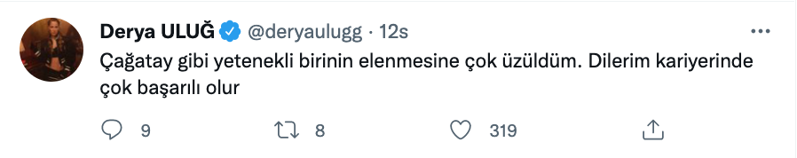 derya ulug dan masterchef yarismasina veda eden cagatay akgul ile ilgili dikkat ceken aciklama